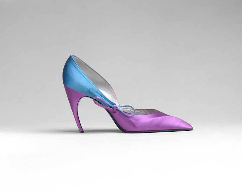 Roger Vivier, the inventor of the stiletto heel, created this architectural masterpiece of a shoe in the mid 1960s. Image copyright © The Metropolitan Museum of Art. Image source: Art Resource NY (CNW Group/Bata Shoe Museum).